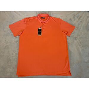 Callaway Men's Opti-dri Golf Polo Shirt Fresh Salmon Size XL NWT